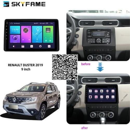 For Renault Dacia Duster 2019 Car Radio Stereo Android Multimedia System GPS Navigation DVD Player