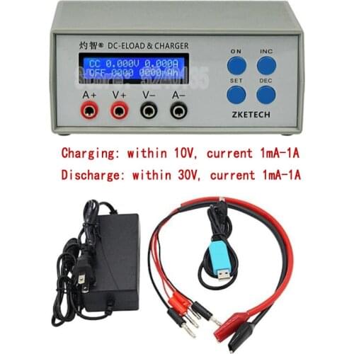 EBC-A05+ Battery Capacity Power Performance Electronic Load Tester Charger for Mobile Battery Computer 5V Output