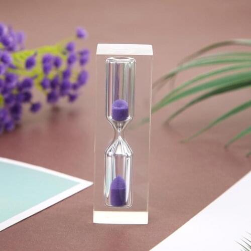 3min Crystal Hourglass Timers Sandglass Sand Clock Kids Birthday Craft Home Ornament Living Room Indoor Decoration