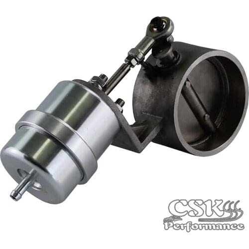 Exhaust Control Valve Set With Vacuum Actuator 2.5'' inch/63mm Pipe Open Style
