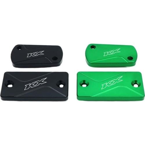 Motorcycle LId CNC Front Rear Brake Fluid Reservoir Cover For KAWASAKI kX KX125 KX250 KX250F KX250 KX450F