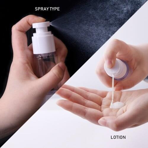 Mini Refillable Bottles Travel Transparent Plastic Perfume Atomizer Empty Small Spray Bottles Toxic Free Safe Dropshipping