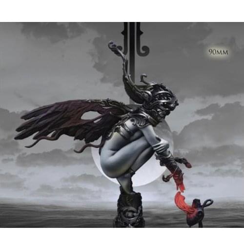 New Unassembled 1/20 90mm pretty Warriors girl Fighter --90mm Resin Kit DIY Toys Unpainted resin model