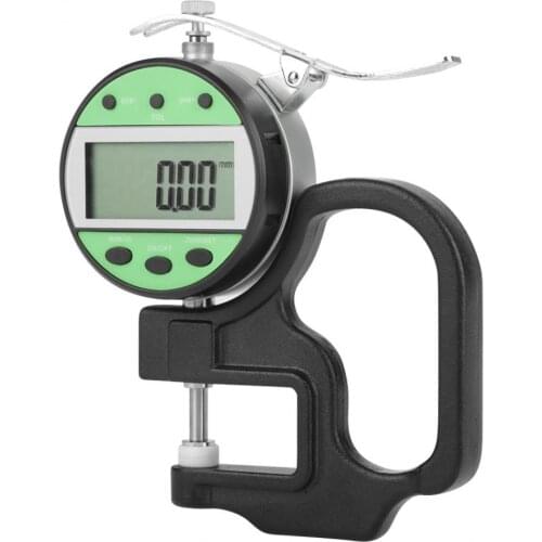 New Professional Digital Thickness Meter 0-10mm 0.01mm Tube Thickness Gauge Tester Depth 30mm Flat Measure Head Width Meter