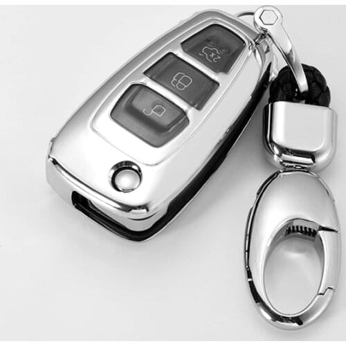 New Soft TPU Car Remote Key protection Shell Cover Case For Ford Ranger C-Max S-Max Focus Galaxy Mondeo Transit Tourneo Custom