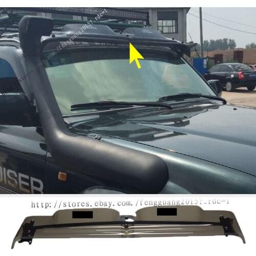 For Toyota Land cruiser LC80 FJ80 translucent PVC front spoiler Sun visor 1990-1997