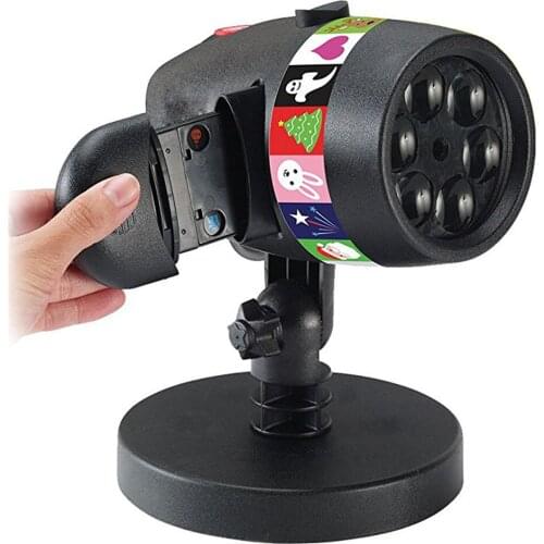 Christmas Halloween Window Garden Projector Lawn Laser Projection Lamp Pumpkin Light Holiday Party Xmas Lights Slide Show Lamp