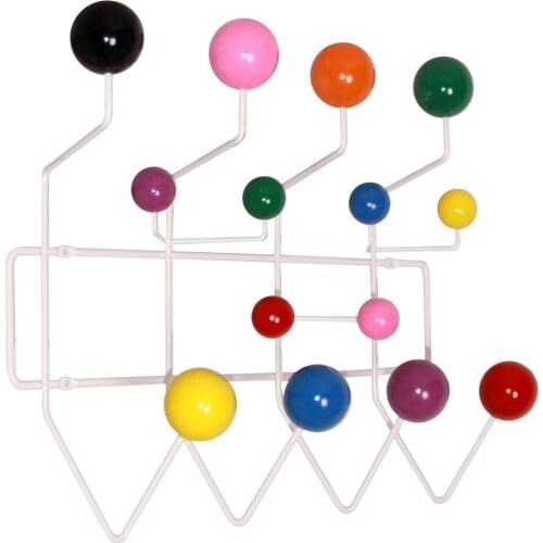 Multi Color Eeammes hang it all rack Coat Rack Hook Coat hangers Ball coat hanger it all