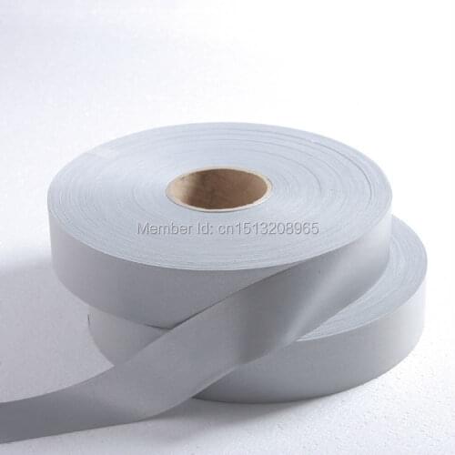 TM9806:2cm width*100yards length polyester(R>420 cd/lx.m2) class2 reflective fabric\stripe for warning sew