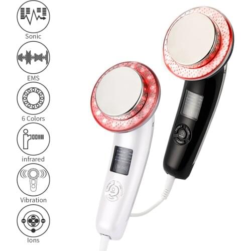 Ultrasound Cavitation EMS 6In1 LED Body Slimming Massager Weight Loss Anti Cellulite Face Lifting Galvanic Infrared Therapy
