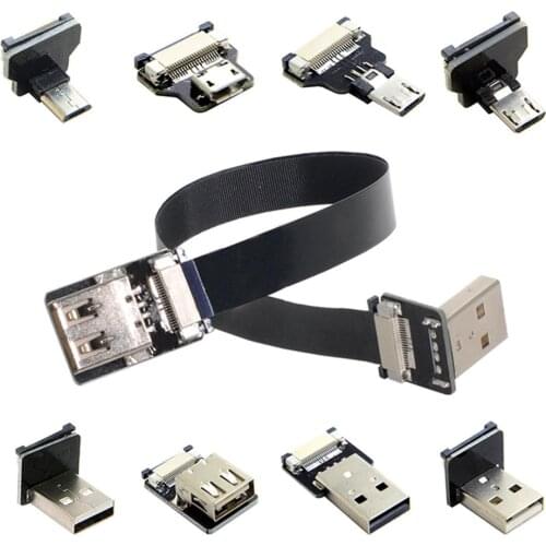USB2.0 Micro-USB USB-C Male Female Connector Socket for FPV HDTV Multicopter Aerial Photography