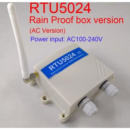 Rain proof vesion GSM Swing Sliding Gate Opener Relay Switch Remote Access Control Wireless Door Opener RTU5024 Free shipping