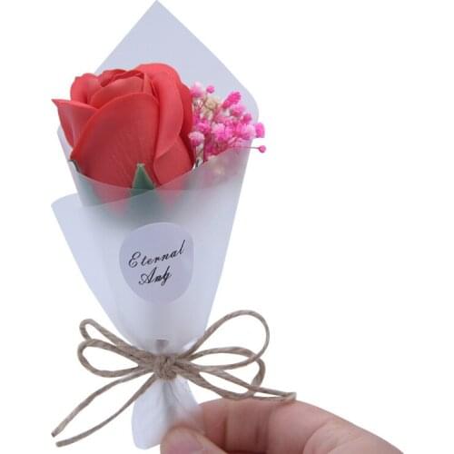 1pcs Mini Soap Rose Natural Dried Flowers for Home Wedding Decoration Sky Star Flower Bouquet Craft Gifts Box Decor Photo Props