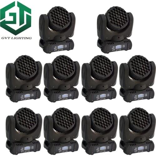 10pcs/lot 36x3w beam led stage beam light beam moving head 36x3w RGBW Color With DMX 16 Channels