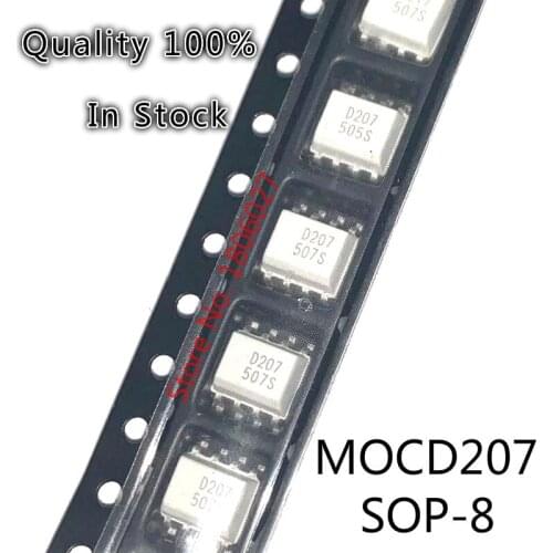 Send free 5PCS MOCD207 D207 SOP-8 Optocoupler Isolator