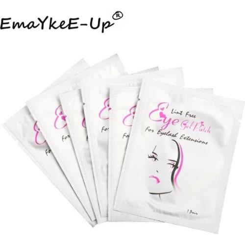 100 Pairs/Lot Hot Eyelash Extension Eye Pads Eye Patches For Eyelash Lash Paper Patch Eye Tips Sticker Wraps