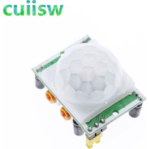 100PCS HC-SR501 Adjust IR Pyroelectric Infrared PIR Motion Sensor Detector Module