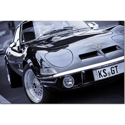 1969 Opel GT Classic Car Posters Canvas Cloth Fabric Prints Unframed Paintings Wall Art Picture for Living Room