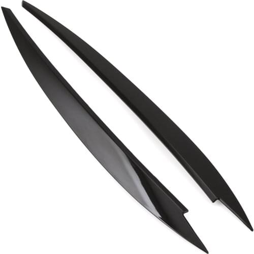 VCiiC Car Accessories, Black Headlights Eyebrow Eyelids ABS Trim Emblem For Volkswagen VW GOLF 7 MK7 Car styling