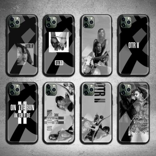 Beyonce Jay Z OTR II Phone Case Tempered Glass For iPhone 12 pro max mini 11 Pro XR XS MAX 8 X 7 6S 6 Plus SE 2020 case