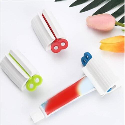 1pc Toothpaste Dispenser Tube Squeezer Cosmetic Paint Facial Cleanser Tube Wringer Squeezing Tools Home Bathroom Accessories