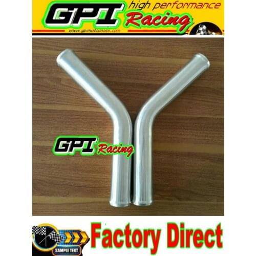 GPI 1.5" 38MM 45 Degree Aluminum Turbo Intercooler Pipe Tube Tubing L=600MM NEW