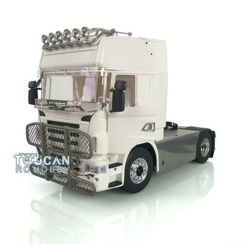 LESU 1/14 Tractor Truck 4*4 Metal Chassis Bumper Horn ESC Hercul Sca Cabin THZH0964-SMT4