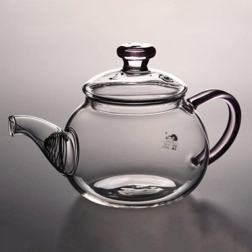 260ml Small Tea Pot Heat Resistant Glass Teapot Filter Pot Chinese Kung Fu Teaware Drinkware Tea Kettle Creative Coffee Kettles