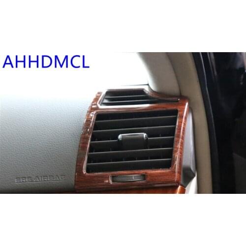 Car Interior Mouldings Modification Decorative Trim Frame Interior Sequins Wooden Color For Camry VI 2006 2007 2008 2009 - 2011