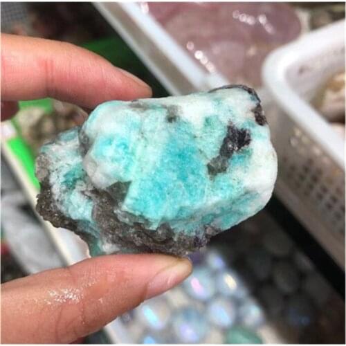 Natural Amazonite Rough Crystal Stones For Healing Reiki