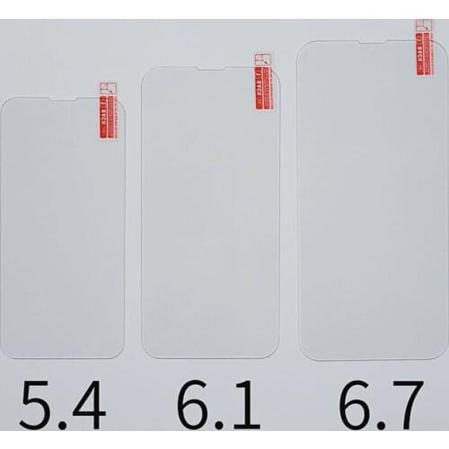Wholesale 100pcs/lot new clear Tempered Glass Screen Protector 5.4/6.1/6.7inch for iphone13 13mini 13pro 13 pro max