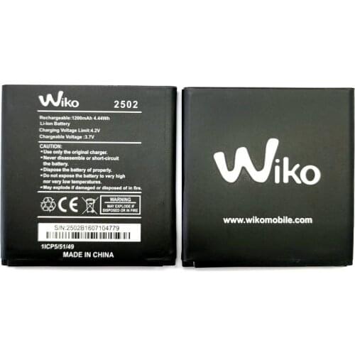 New 2502 Battery Replacement For Wiko 2502 SUNNY Mobile Phone battery Batteries in Stock