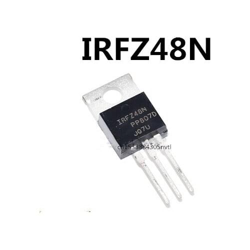 Original 10pcs/ IRFZ48N TO-220 55V 65A