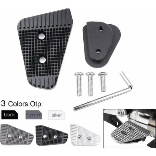 Rear Foot Brake Pedal Lever Peg Pad Enlarge Extension Plate for BMW F750GS F850GS G310GS R nine T Scrambler Urban G/S 2017-2021