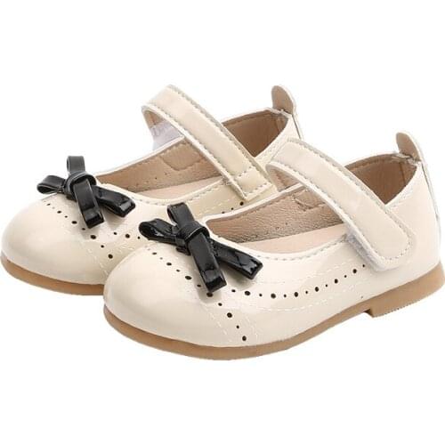 Baby Girls Sandals Toddler Infant Kid Bowknot Party Princess Sweet Shoes Sandals Solid New Girls Sandals Kids Leather Shoes