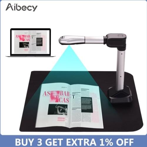 Aibecy сканер USB Document Camera Scanner Capture Size A3 16 Mega-pixels High Speed Scanner with LED Light for ID Cards Passport