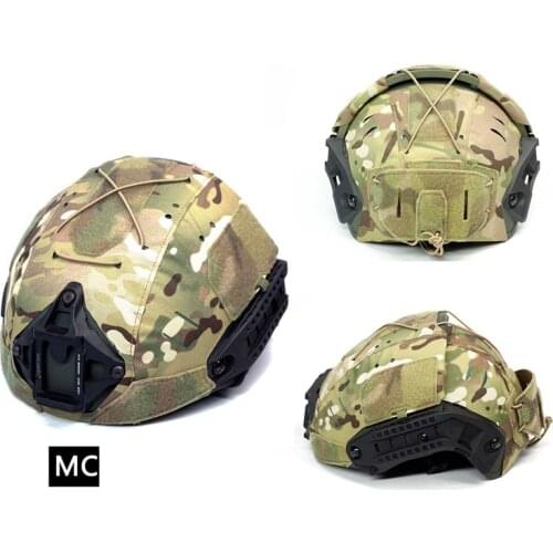 CP AF Helmet Cover Camouflage Cloth Tactical Helmet Protective Cover Laser Cutting Two-Piece MC MCBK BK RG CB