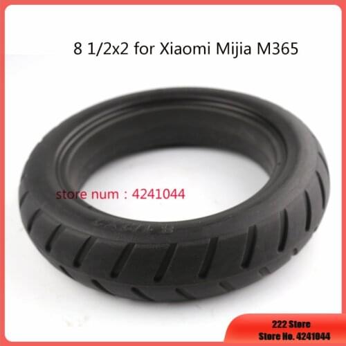Solid Vacuum Tires 8 1/2X2 for Xiaomi M365 scooter- to Avoid Pneumatic Tyre Free shipping