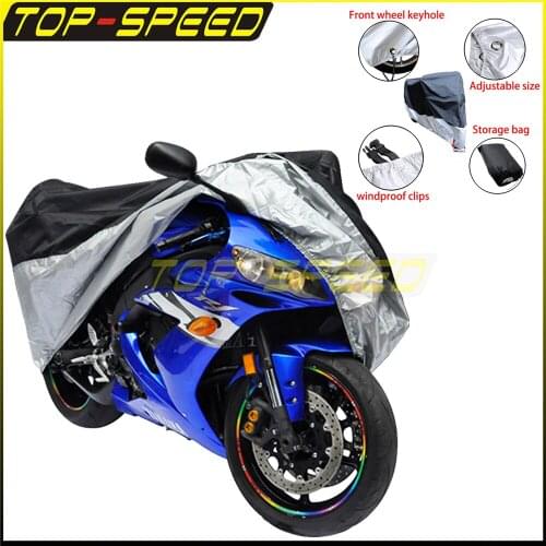 Universal Protection Exterior Protector Covers Anti UV Outdoor Sun Reflective Full Moto Cover Rain Frost Snow Dust Waterproof