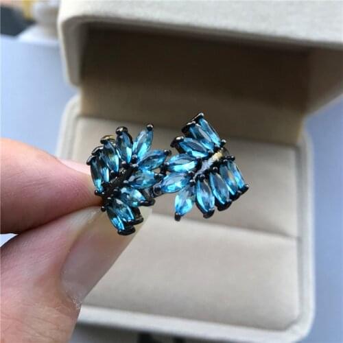 Vintage Female Rainbow Crystal Stone Ring Punk 14KT Black Gold Wedding Rings For Women Luxury Bride Geometry Big Engagement Ring