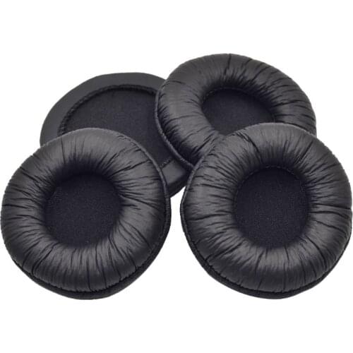 1Pair Foam Earpads Wrinkled Leather Ear Cushions for Logitech h600 609 340 h760