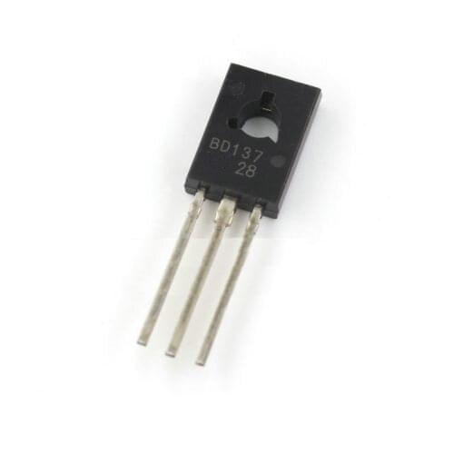10PCS BD137 TRANSISTOR NPN 1.5A 60V TO126 NEW