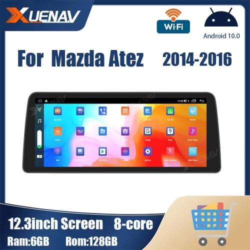 12.3 inch Car Radio For Mazda Atez 2014 2015 2016 Android GPS Navigation Video Player Stereo Head Unit car multimedia 2 din
