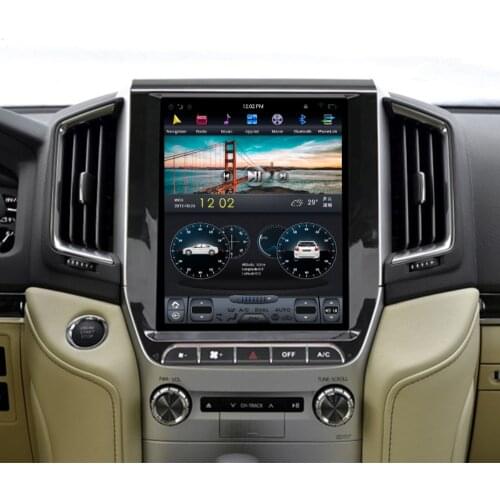 ForTOYOTA LAND CRUISER LC200 2016-2018 Tesla Style Android 9.0 PX6 Car GPS Navigation Stereo Headunit Multimedia Player Carplay