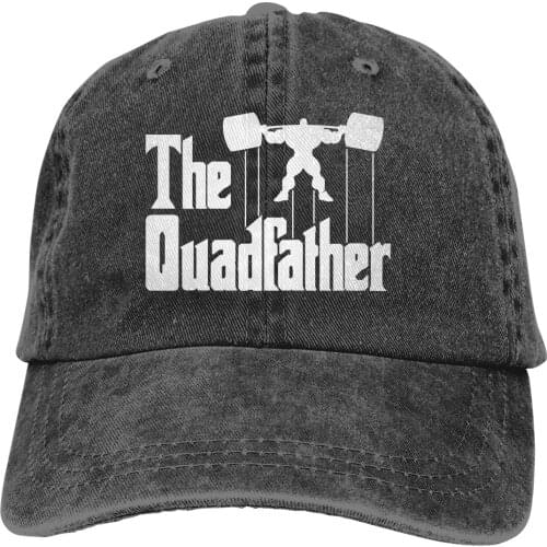 The Quadfather The Baseball Cap Peaked capt Sport Unisex Outdoor Custom Bodybuilding Ripped Muscle Training Hats