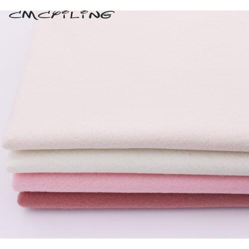 CMCYILING Soft Felt Fabric For Needlework DIY Sewing Dolls Crafts Polyester Cloth 45*110CM