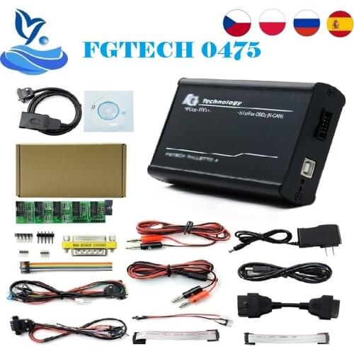 Fgtech Galletto 4 Master V54 0475 Galletto V54 VD300 Support BDM Function no limit obd2 auto ECU Chip Tuning Tool