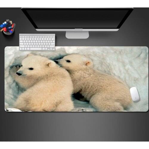 Nordic Style Art Lovely Animals Mouse Pad Advanced Lockable Washable Rubber Mousepad Gamers Big Play Pad High Quality To Gamer