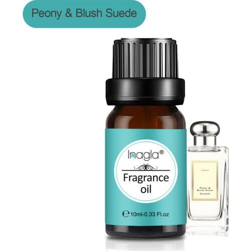 Inagla 10ml Peony & Blush Suede Fragrance Essential Oils For Perfume Aromatic Diffusers L'eau Bleue Terre Signature Cologne