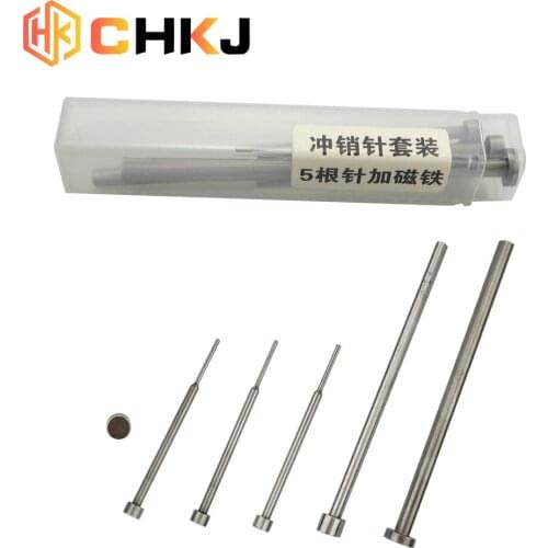 CHKJ 6PCS/Set Locksmith Repair Tools Car Remote Key Pin Removal Disassembly Tool For Folding Key Out Blade Needle Pin Remover